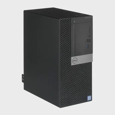 DELL Stolno računalo OptiPlex 5060 Tower / Intel Core i5-8500, 16 GB RAM, 256 GB SSD, Intel UHD Graphics, Windows 10 Pro, crna (rabljen)