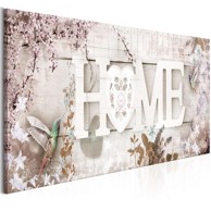 Slika Home and Hummingbirds Beige Narrow 135x45
