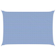 Jedrilica za sunčevu sjenu, 4 x 5 m, HDPE, plava i bijela