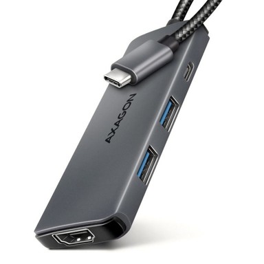 AXAGON USB hub HMC-5H8K 2x USB-A, 1x USB-C, 8K HDMI, USB 3.2 Gen 1 hub, PD 100W, 15cm USB-C cable-HMC-5H8K