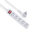 ACT Produžni kabel AC2455, 5 utičnica, prekidač, 1.5 m, bijela
