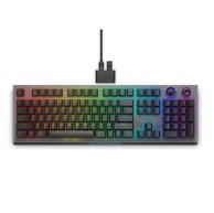 ALIENWARE Gaming tipkovnica AW920K, mehanička, Cherry MX Red, bežična, tri načina povezivanja, RGB osvjetljenje, US raspored, crna