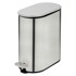 WENKO Kanta za smeće od nehrđajućeg čelika s pedalom u mat srebrnoj boji 5 l Collungo