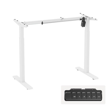 UVI Okvir za električni podizni stol LITE V2, 1 motor, do 119 cm, bijela
