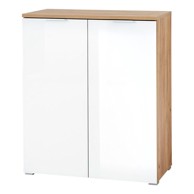 GERMANIA Bijela ormarić za cipele u dekoru hrasta Telde, 89 x 104 cm