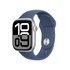 APPLE Pametni sat 10, 42 mm, GPS, aluminijski, sport, S/M, srebrni/denim