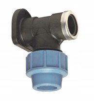 PE Koljeno s nožicama za zid 25 mm x 3/4 GW