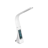 Stolna lampa Cognoli, LED 3,2W, 300lm, sa satom, na dodir, dimabilna, bijela