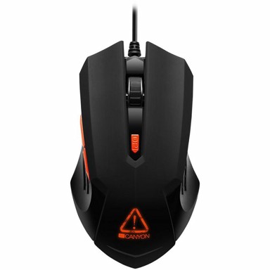 CANYON Gaming miš Star Raider GM-1, RGB, 6 tipki, žični, crni