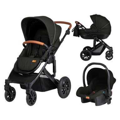 FREEON Dječja kolica Comfort 3u1, crna