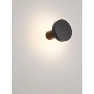 NOVA LUCE Gong vanjska zidna LED svjetiljka 12 W, IP65, 2700 K, 680 lm, crna