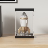 Kutija za izlaganje, 14x14x22 cm, prozirna, akril