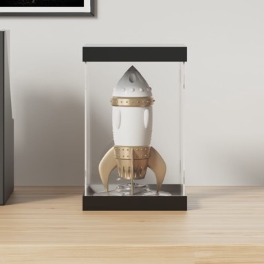 Kutija za izlaganje, 14x14x22 cm, prozirna, akril