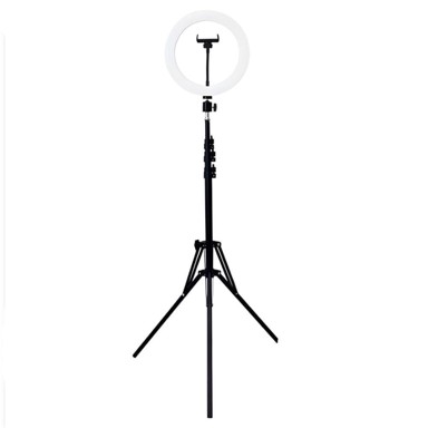 MG Selfie svjetlosni prsten LED i stativ 2.1 m, crna