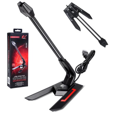 NANORS Gaming mikrofon RS710, LED, USB kabel 1,5 m