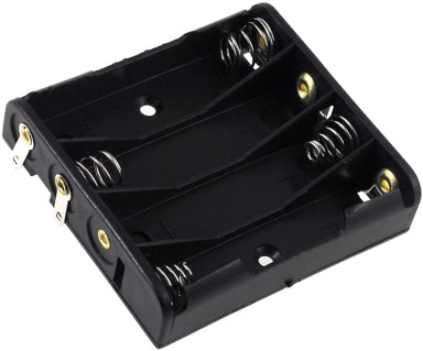 Držač baterija, za 4x AAA (Micro), s lemnim stopicama