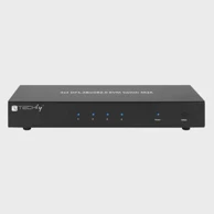 TECHLY Switch KVM IDATA DP-KVM4, rack montaža, crni