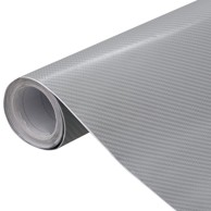 Folija za automobil, 4D srebrna, 100 x 150 cm