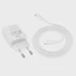 HOCO Punjač N62, kućni, PD 30W, USB-C na Lightning kabel, bijeli