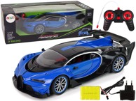 Sportski trkaći auto na daljinsko upravljanje, 1:12, plavi