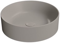 GSI KUBE X Umivaonik, Ø45 cm, nadgradni, keramika, tortora mat