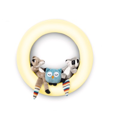 ZAZU Noćna svjetiljka zidna s igračkama i USB punjenjem