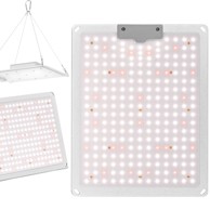 HILLVERT Lampa za rast biljaka punog spektra, 30 x 24 cm, 234 LED, 110 W, srebrna