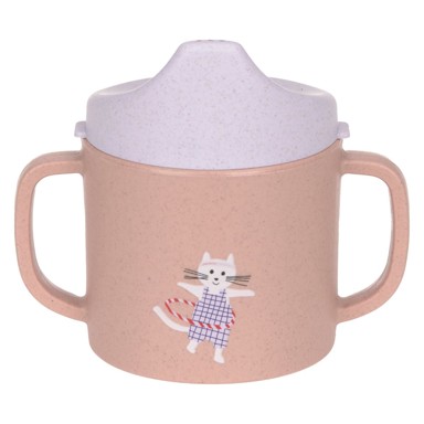 LÄSSIG Čašica PP/celuloza, Tiny Team Cat