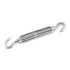 Zatezač užeta s dvije kuke M8, inox, 10 kom.