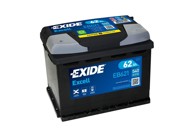 EXIDE Akumulator 62Ah L+ EB621 24,2x17,5x19,0 (540A)