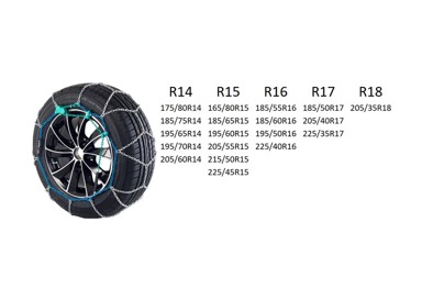 PRO COMPACT Lanci za snijeg 070, 12mm, PC12-070