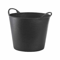 GUTTA Kanta zidarska okrugla Flexi, crna 42 l