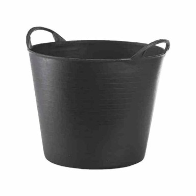 GUTTA Kanta zidarska okrugla Flexi, crna 42 l