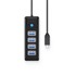 ORICO HUB adapter PW4U-C3 USB-C – 4× USB 3.0, crni
