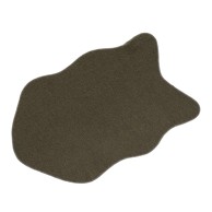 CASA SELECCIÓN Tamno zeleno sintetičko krzno 60x90 cm Sherpa