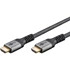GOOBAY HDMI kabel Plus High Speed s Ethernetom 4K 60Hz 15 m, sivi