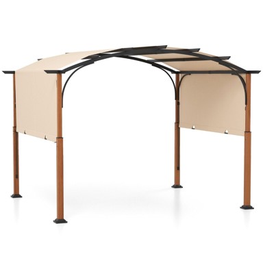 NORTHIX Pergola, 3.6 x 3 m, bež, vodootporna