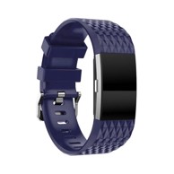 B-STRAP Silicone Diamond (Small) remen za Fitbit Charge 2, blue
