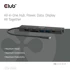 CLUB 3D USB-C hub CSV-2553, 7-u-1, HDMI 4K, 100 W, crni