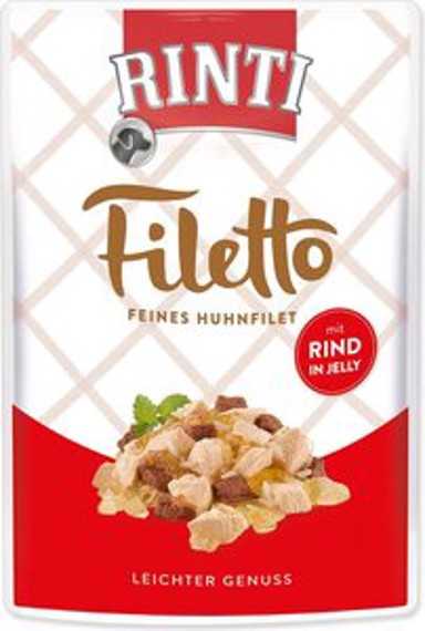 RINTI Filetto vrećica Adult Dog 100 g, piletina i govedina