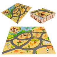 Pjenasta podloga Safari slagalica 93 x 93 cm 9 elemenata