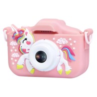 MG Dječja kamera X500 Unicorn, + 32GB kartica, ružičasta