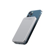 REALPOWER Bežični powerbank PB-5000 Mag, 5000 mAh, srebrni