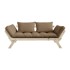 KARUP DESIGN Promjenjivi kauč Bebop Natural Clear / Mocca, 176x80x75 cm