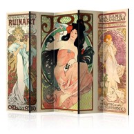 Sobna pregrada u 5 dijelova Alphonse Mucha. Women's II 225x172