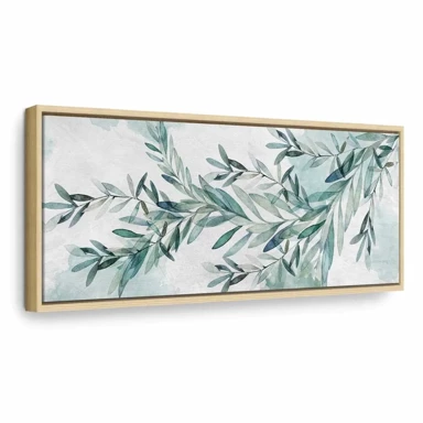 Slika Mint Calm, 90x30 cm