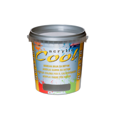 COOL Akrilna boja za beton, 3 l, oksidno crvena