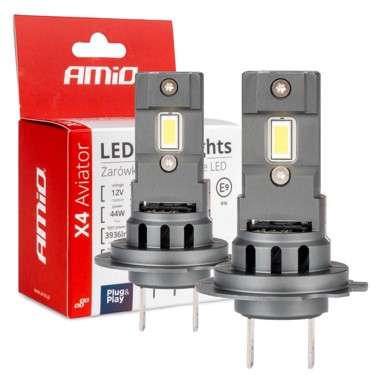 SLOMART LED žarulja za automobil AMIO X4 Aviator H7/H18, CANBUS, 6500K