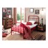 VIPACK Crveni metalni dječji krevet New York, 90 x 200 cm