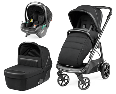 PEG PEREGO Dječja kolica 3u1 Veloce Lounge, crna